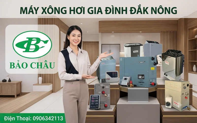 Máy xông hơi gia đình đắc nông