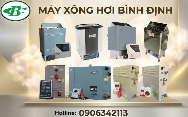 Máy xông hơi giá rẻ Bình Định